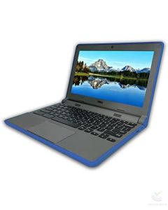 Renewed Dell Chromebook 11 3120 P22T Celeron N2840 2GB RAM 16GB SSD Blue Touch screen 12" 1366x768  Webcam With 30 Days Return, 90 Days Exchange Warranty