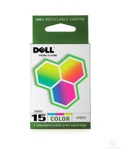 GENUINE Dell Series 15 UK852 Color Standard Ink Cartridge Brand new in sealed box FOR V105