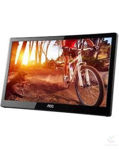 Renewed AOC 16" USB 3.0 Powered Portable External Monitor E1659F 156LM00005 with 90 Days Exchange Warranty