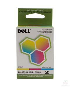 GENUINE DELL Series 2 Color Ink Cartridge 7Y745 In retail box For Dell A940 A960 
