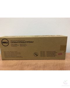 Genuine Dell 8JHXC Magenta Toner C3760N C3760DN C3765DNF New in Original Box High Yield 5000 Pages