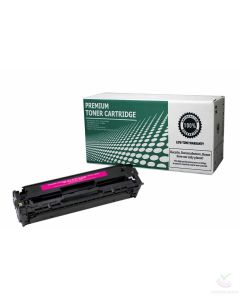 Remanufactured Toner Cartridge HPCB543A Replacement for HP CB543A Used for HP Color Laserjet CP1215/1515/1518 CM1312 Series Magenta 1,400