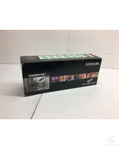 Genuine Lexmark X340H11G 12A8978 High Yield Black Toner Cartridge For X342 Series Printers