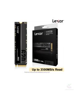 Lexar NM620 512GB M.2 2280 PCIe Internal SSD, Solid State Drive, Up to 3300MB/s Read, for PC Enthusiasts and Gamers (LNM620X512G-RNNNU)