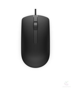 New Dell Optical Mouse MS116 1000 DPI 2-Button, Black