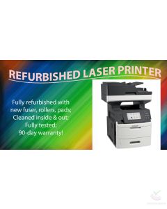 Renewed Lexmark MX711de MX711 24T7404 Laser Printer Copier Scanner Fax All-in-One Machine with 90-day Warranty