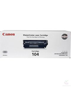 Canon Original 104 Black Toner Cartridge for ImageClass MF4150 MF4350D MF4370DN MF4270 MF4690 0263B001 CAN104A