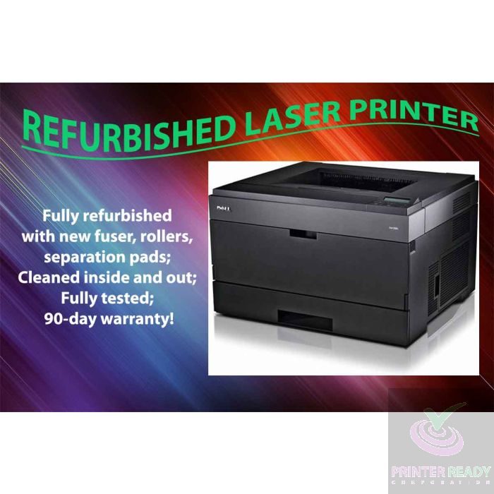 Renewed Dell 2350DN 2350 Laser Printer  With Existing Toner & 90 days warranty