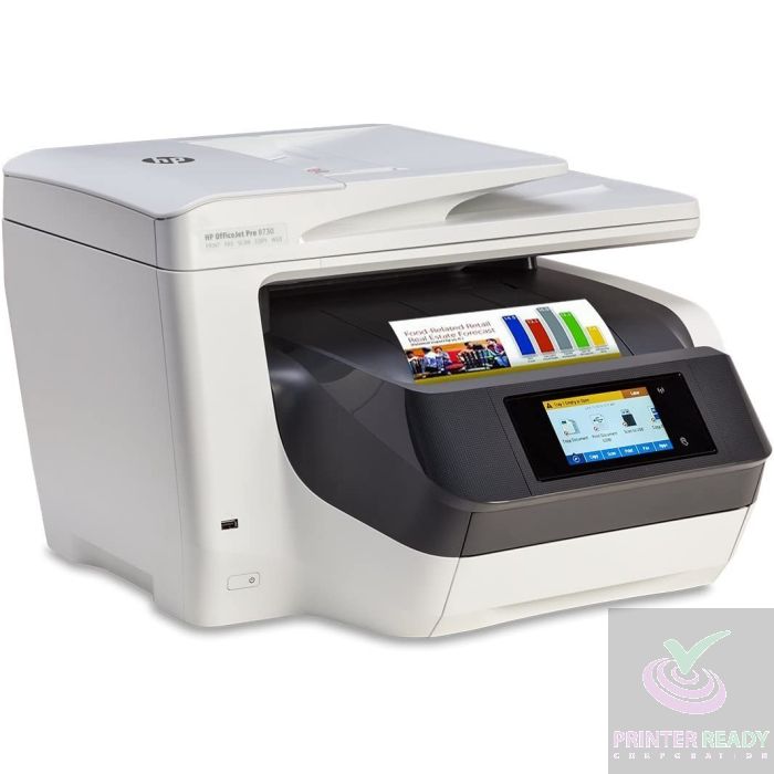 Renewed HP Officejet Pro 8740 All-in-One Colour Inkjet Printer K7S42A USB Wireless duplex With ink and 90 Days Warranty