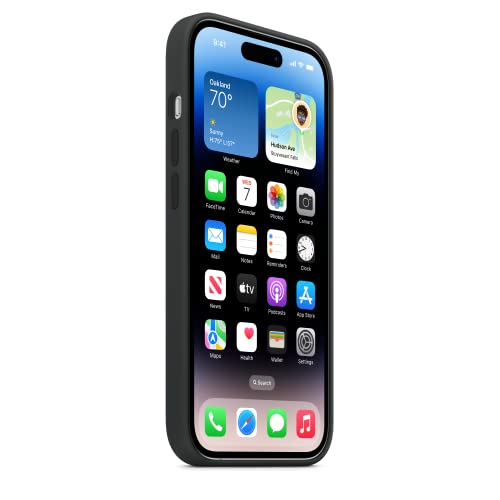 Apple iPhone 14 Pro Silicone Case with Magsafe-midnight