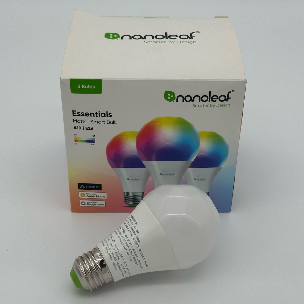 Nanoleaf Essentials Matter Smart Bulbs A19/E26 3-Pack - Image 3