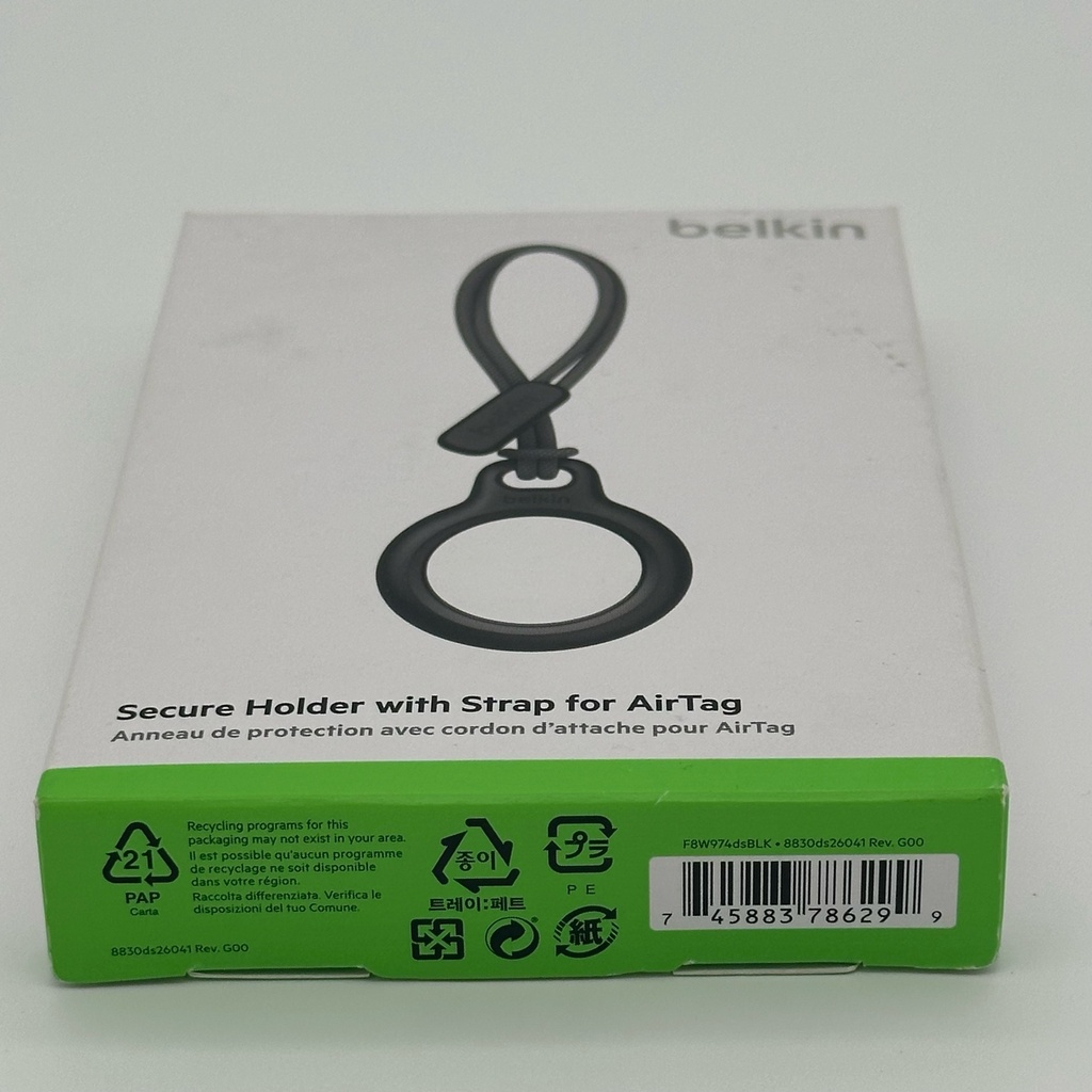 Belkin Secure Holder with Strap for AirTag - Black - Image 3