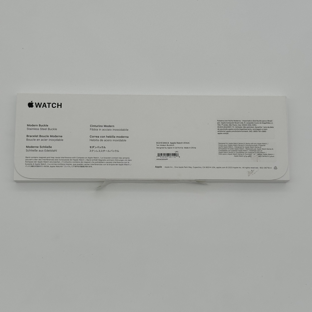 Apple Watch 41mm Tan Modern Buckle - Small - Image 2