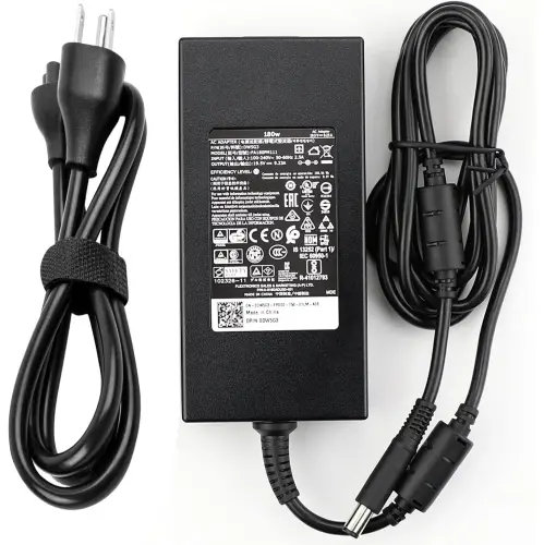 [AC-DL180W] AC Adapter Dell 180W 19.5V 9.23A For Dell Precision M4600 M4700 M4800 Alienware 13 R3 G3 With Power Supply Cord (Regular)