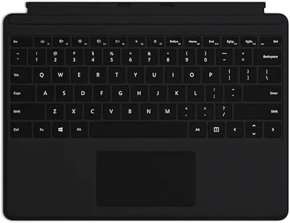 Renewed Microsoft Surface Pro X Keyboard  Black QJW-00001 / 1905 Backlit Large Trackpad