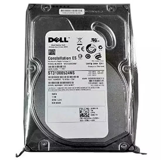 HDD Dell 1TB 3.5" 7.2K RPM SATA 6Gbps 512n Hot Plug Internal Hard Drive For Desktops
