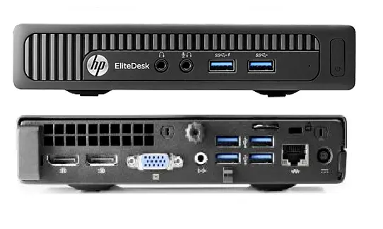 Renewed HP EliteDesk 800 G1 Desktop Mini Business PC  i5-4590T Windows 10  With 90 Days Warranty