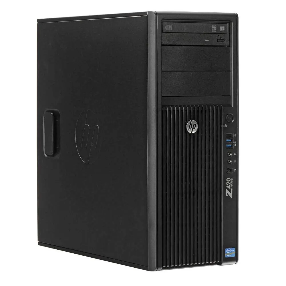 [HPZ420W-E5-1620V2] Renewed HP Z420 WorkStation Desktop PC Intel Xeon E5-1620 v2 Windows 10 With 90 Days Warranty
