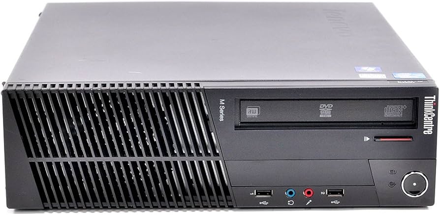 Renewed Lenovo ThinkCentre M81 Business Desktop Computer i5-2400 SFF 8 GB RAM 240 GB SSD Windows 10 Pro PC Black with 90 days exchange warranty