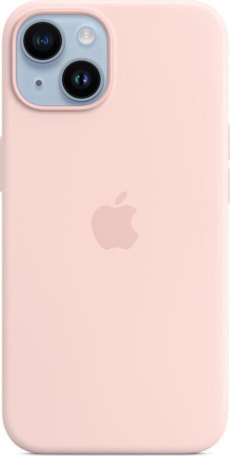 Genuine and new - Apple iPhone 14 Silicone Case with MagSafe - Chalk Pink - MW5V3ZM/A
