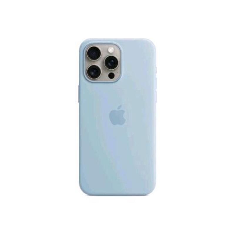 Genuine and new - Apple iPhone 15 Pro Max Silicone Case with MagSafe - Light Blue - MWNR3ZM/A