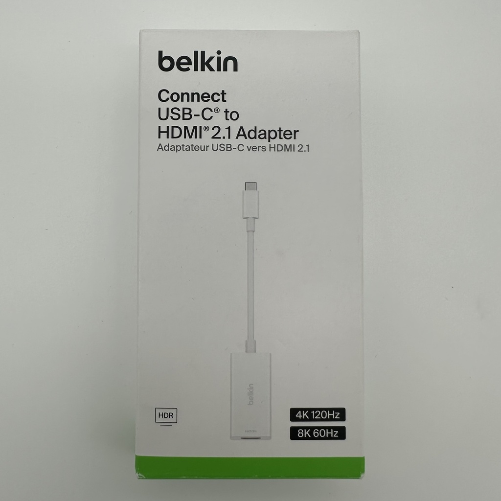Genuine and new - Belkin Connect USB-C to HDMI 2.1 Adapter - AVC013dsWH