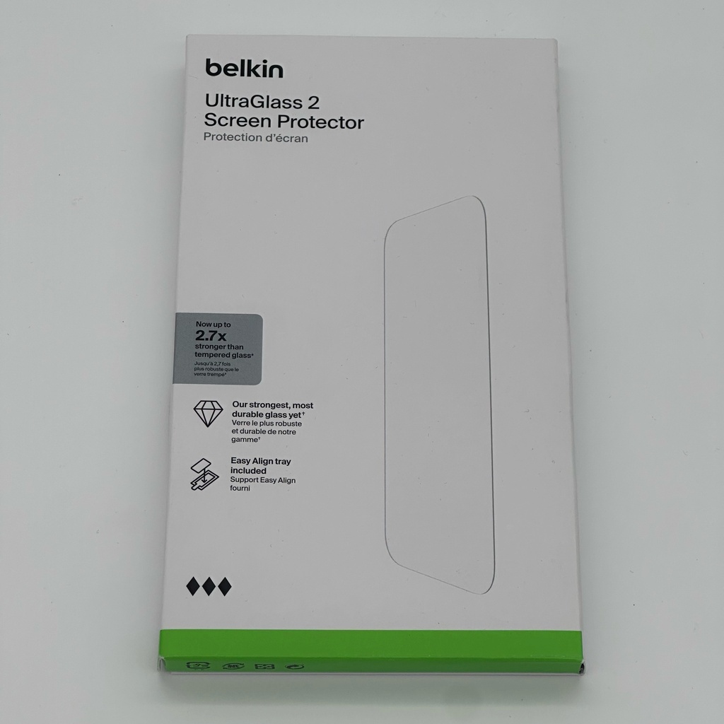 Belkin UltraGlass 2 Screen Protector for iPhone 17 / iPhone 16 Pro