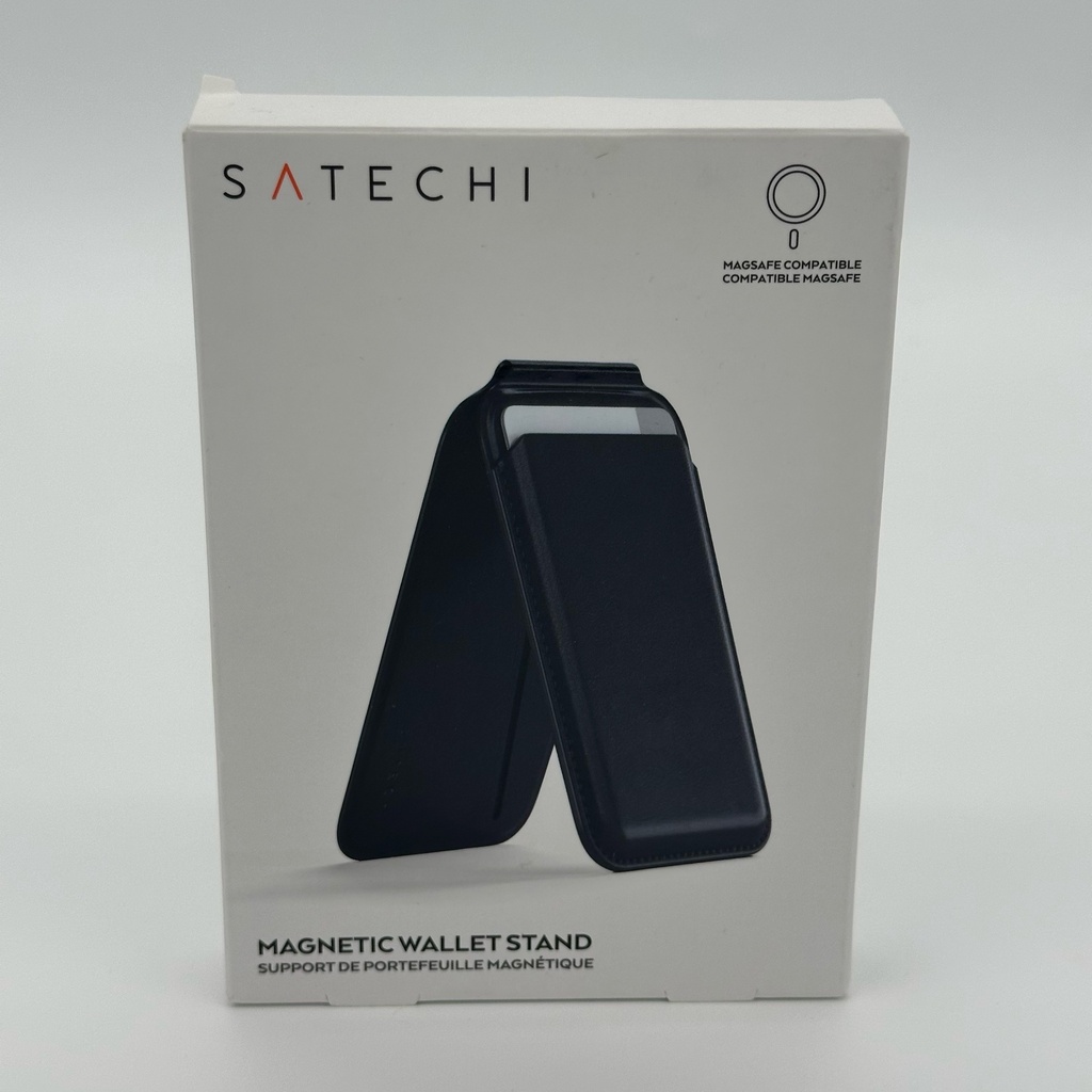 [AP-MWSK] Satechi Vegan-Leather Magnetic Wallet Stand - Black