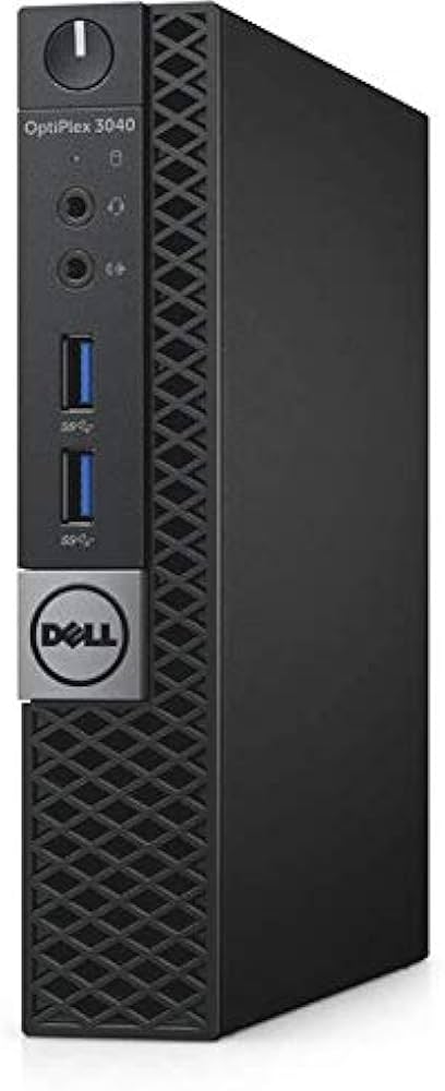 Renewed Dell OptiPlex 3040 Micro Business Desktop PC, Intel Core i3 6100T 3.2 GHz, 8 GB, 256 GB SSD, Windows 10 With 30 days Return, 90 Days Exchange