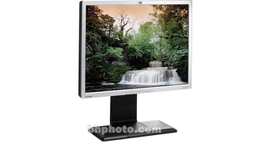 HP LP2065 Flat Panel Monitor 20-inch VGA analog and digital input TFT LCD with screen