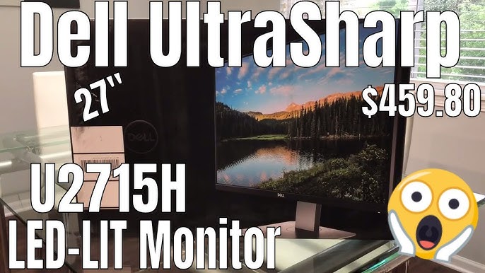 Renewed Dell UltraSharp U2715H 27-Inch Screen LED-Lit Monitor with 90 days warranty