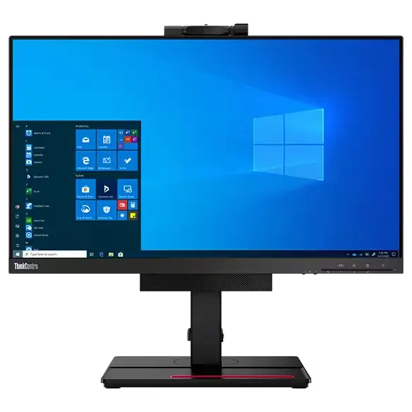 Renewed Lenovo ThinkCentre Tiny-In-One 24 Gen 4 24'' Widescreen 1920 x 1080 WLED Touch Monitor With Webcam, Speaker, And Mic 10LL-PAR6-WW With 90 Days Warranty