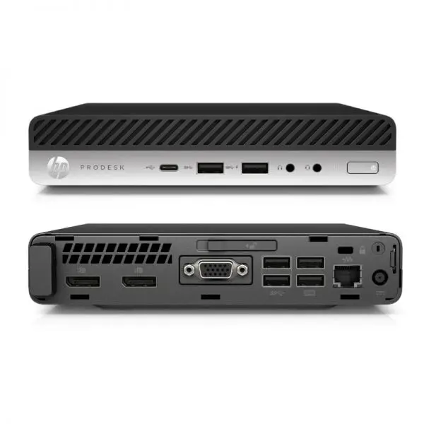 [HPED800G4M-i5-8500T] Renewed HP EliteDesk 800 G4 Mini Business Desktop PC Intel Core i5 i7 8th Gen Windows 10 With 90 Days Warranty  (Intel Core i5-8500T @ 2.10GHz)