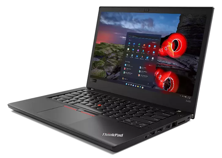 Renewed Lenovo Thinkpad A485 Laptop AMD Ryzen5 Pro-2500U Processor 16GB DDR4 256GB SSD Windows 10 Pro With 90 Days Warranty