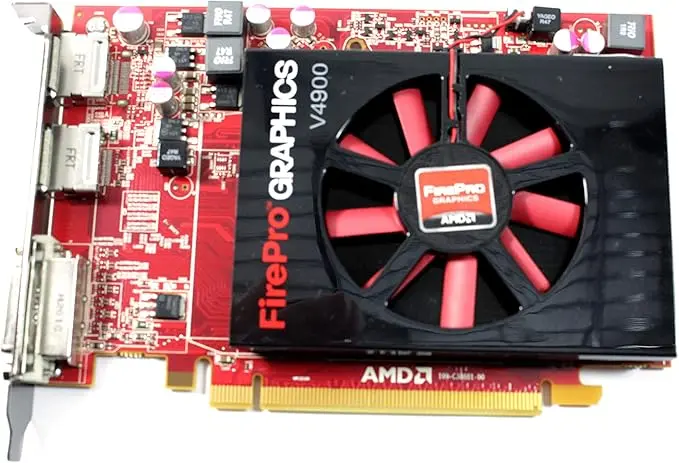 AMD FirePro Graphics V4900 Graphics Video Card 1GB GDDR5 PCI Express 2.1 X16 Display Port & DVI With 90 Days Warranty