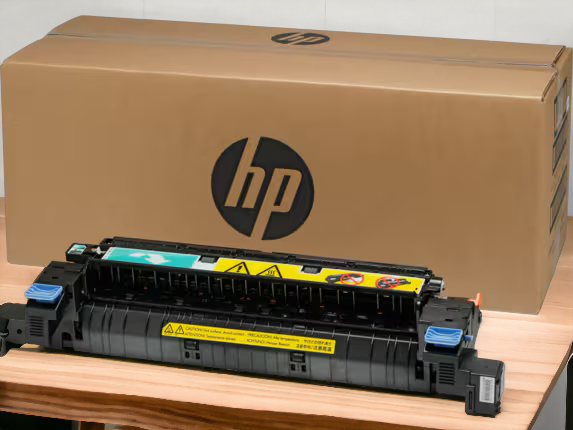 New HP CE514A Fuser Maintenance Kit for LaserJet Printer 110V in HP M775 Retail Packaging, open box to check content