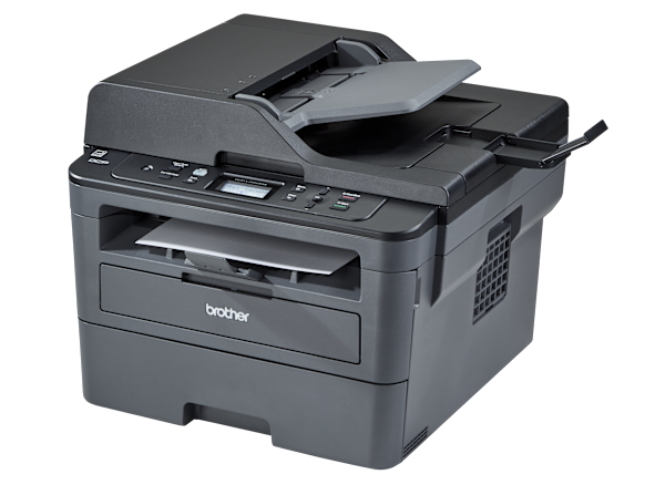 Renewed Brother DCP-L2550DW Monochrome Laser Multifunction, Wireless, Black - Print Scan Copy - 250-Sheet, 50-Sheet ADF, Automatic Duplex Printing, Ethernet With 90 Days Warranty