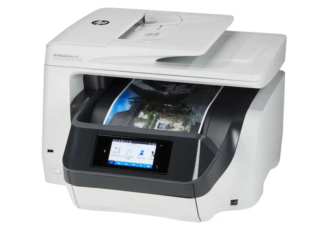 [HPOJ8730-D9L20A] Renewed HP OfficeJet Pro 8730 All-in-One Color Inkjet Printer D9L20A USB Wireless Duplex With 90 Days Warranty (HP OfficeJet 8730)
