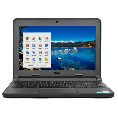 Renewed Dell Chromebook 11 3120 P22T Celeron N2840 2GB RAM 16GB SSD Blue Touch screen 12" 1366x768  Webcam With 30 Days Return, 90 Days Exchange Warranty