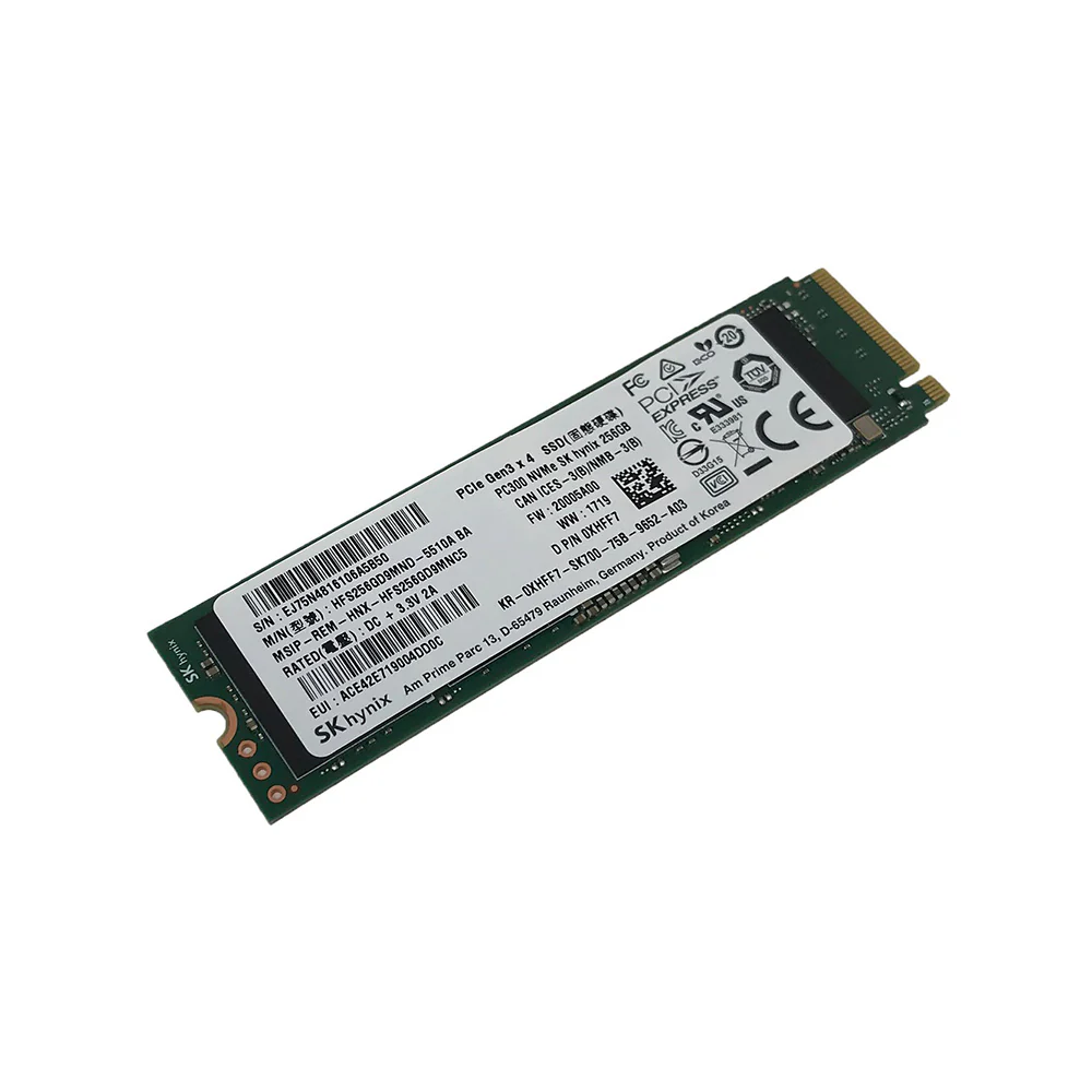 NVMe Mixed Brand 256GB M.2 NVMe PCI-E x4 Gen3x4 SSD 2280 Up to 2400MB/s Internal Solid State Drive For Desktop/Laptop