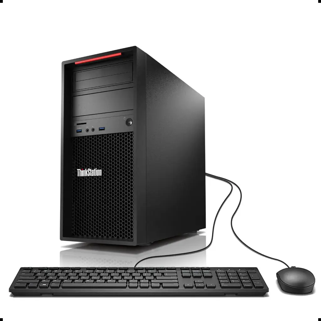 [LOTSP310WT-E3-1240] Renewed Lenovo ThinkStation P310 Tower Workstation Desktop PC Intel Xeon E3-1240 V5 Windows 10 With 90 Days Warranty