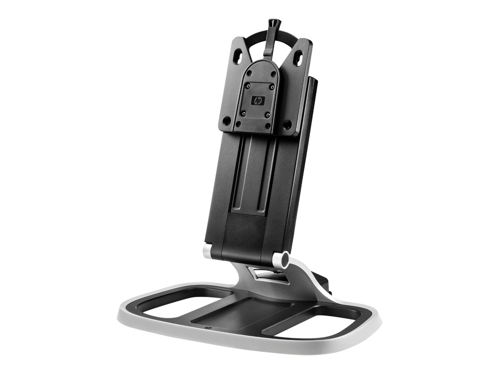 [HP-737952-001] HP E8H16AT Integrated Work Center Stand USDT/Thin Clients, Monitor/Desktop Stand, Black/Gray 737952-001 w/Mounts