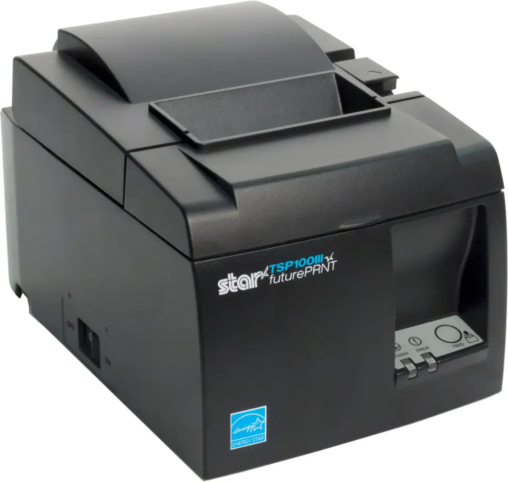 Renewed Star Micronics TSP143IIIW Wi-Fi (WLAN) Thermal Receipt Printer with Wireless Access Point, WPS, Cutter, and Internal Power Supply - Gray