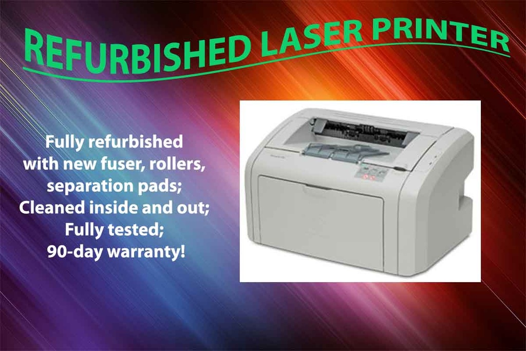 Renewed HP LaserJet 1022 Laser Printer Q5912A With Existing Toner & 90 days warranty