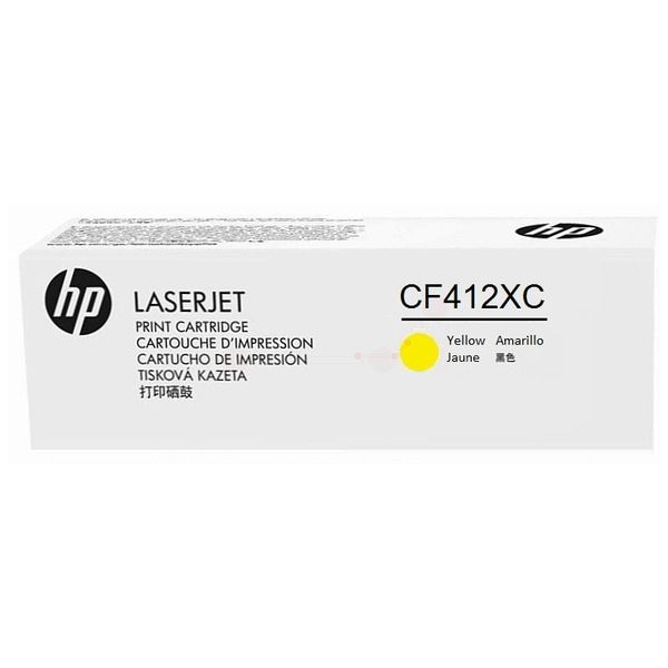 Genuine HP 410X CF412XC Yellow Toner Cartridge for LaserJet Pro M452, MFP M477
