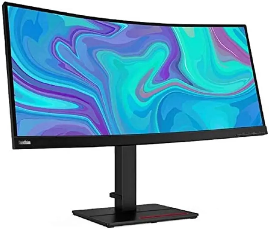 [LOT34W-20-NoStand] Renewed Lenovo ThinkVision T34w-20 34'' Widescreen 3440 x 1440 Curved Monitor Scratch Working Well With 90 Days Warranty (No stand)