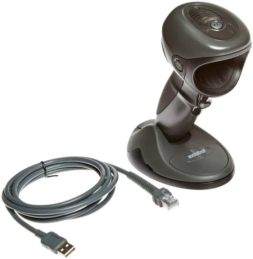 Renewed Zebra/Motorola Symbol DS9808 Next Generation Hybrid Presentation Barcode Scanner With USB Cable & 90 Days Warranty
