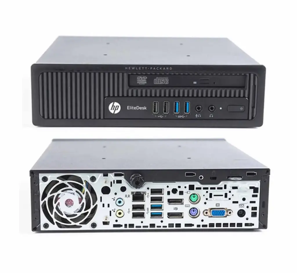 Renewed HP EliteDesk 800 G1 Ultra-slim Desktop PC i5-4670S Windows 10 With 30 days 90 Days Warranty
