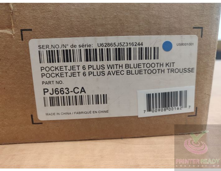 Renewed Brother PocketLaserJet 6 Plus PJ663 Thermal Printer PJ663 With Existing Toner & 90 days warranty