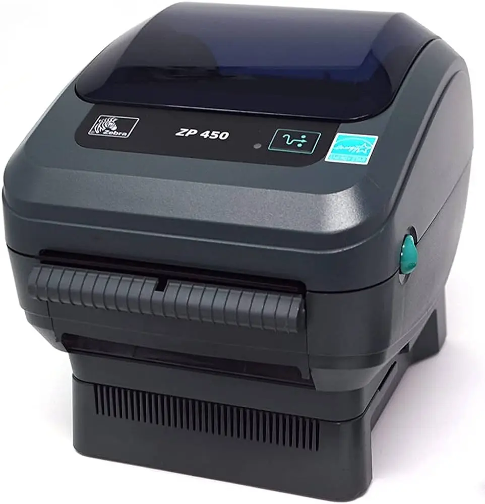 [ZBZP450] Renewed Zebra ZP450 Direct Thermal Label Printer Barcode Printer USB Serial Parallel Connectivity 203 dpi With 90 Days Warranty (Zebra ZP-450)